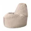 Bean Bag  AG Lux din velur, culoare nisipie 