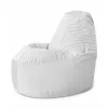 Bean Bag  AG Lux din velur Alb 