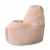 Bean Bag  AG Lux din velur, Cafea cu lapte 