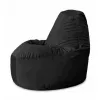 Bean Bag  AG Lux din velur, Negru 