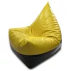Bean Bag  AG Max Piramidă XL Galben/Negru 