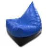 Bean Bag  AG Max Piramidă XL Albastru/Negru 