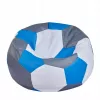 Bean Bag  AG Ares L, Gri/Albastru/Alb 