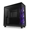 Carcasa fara PSU  NZXT H6 Flow RGB, Black 