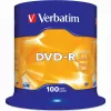 Диск  VERBATIM DataLifePlus DVD-R AZO 4.7GB  16X MATT SILVER SURFAC - Spindle 100pcs