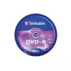 Диск  VERBATIM DataLifePlus DVD+R AZO  4.7GB 16X MATT SILVER SURFAC - Spindle 100pcs.