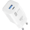 Incarcator  Cellular Line Wall Charger, Type-C, 65W, White 