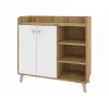 Comoda  PEHOTIN K-2 Retro Stejar Taho/Alb 