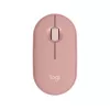 Gaming Mouse  LOGITECH WIRELESS PEBBLE MOUSE 2 M350S TONAL ROSE, SLIM, COMPACT BLUETOOTH MOUSE WITH A CUSTOMIZABLE BUTTON, 400-4000 DPI, NANO RECEIVER, MULTI-DEVICE PAIRING, SILENT CLICK 