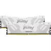 RAM  KINGSTON 64GB (Kit of 2*32GB) DDR5-6000 Kingston FURY® Renegade White DDR5, PC48800, CL32, 1.35V, 2Rx8, Auto-overclocking, Symmetric WHITE Large heat spreader, Intel XMP 3.0 Ready (Extreme Memory Profiles) 