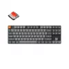 Gaming keyboard  Keychron K1 MAX QMK/VIA WIRELESS CUSTOM MECHANICAL KEYBOARD (K1M-H1), ULTRA-SLIM, 80% TKL LAYOUT, RGB BACKLIGHT, GATERON LOW-PROFILE 2.0 MECHANICAL RED SWITCH, HOT-SWAP, 2.4GHZ&BLUETOOTH, USB TYPE-C, GAMER (TASTATURA/КЛАВИАТУРА) 