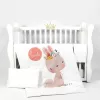 Lenjerie de pat  PM Set lenjerie 3 piese Premium Iepuras roz 