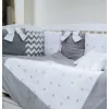 Lenjerie de pat  PM Set lenjerie 8 piese PERNE Gri 
