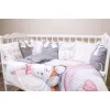 Lenjerie de pat  PM Set lenjerie 8 piese Premium Iepuras gri 