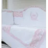 Lenjerie de pat  PM Set lenjerie 8 piese ROYAL Roz 