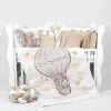 Lenjerie de pat  PM Set lenjerie 8 piese Cosita Elefant Maro 