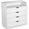 Comoda  PM Comoda PernaMea HappyBaby Standart 800x920 DSP alb (cod.118149) 