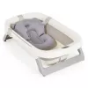 Cadita pentru copii  PM Cadita pliabila cu termometru Moni Morea 81 cm Grey + Cadou pernuta 