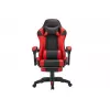 Игровое геймерское кресло  Lumi Lumi Gaming Chair with Headrest & Lumbar Support CH06-12-04, Black/Red, PVC Leather, Linkage Armrest, 320mm Nylon Plastic Base, 50mm Nylon Caster, 100mm Class 2 Gas Lift, Footrest, Weight Capacity 120 Kg 