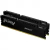 Модуль памяти  KINGSTON 64GB DDR5 Dual-Channel Kit Kingston HyperX FURY Beast Black KF556C36BBEK2-64 64GB (2x32GB) DDR5 PC5-44800 5600MHz CL36-38-38, Retail (memorie/память) 