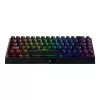 Игровая клавиатура  RAZER Gaming Wireless Keyboard Razer BlackWidow V3 Mini, Mechanical, 65% Form Factor, Tactile SW, Black Keycaps, Aluminum, Macro, RGB, 2.4 GHz+BT, EN, Black 