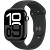 Smartwatch  APPLE WATCH SERIES 10 GPS, 46MM JET BLACK ALUMINIUM CASE WITH BLACK SPORT BAND - M/L, MWWQ3 