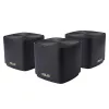 Router wireless  ASUS Whole-Home Mesh Dual Band Wi-Fi 6 System ASUS, "ZenWiFi XD4 Plus (3-pack), Black", 1775Mbps, OFDMA, Gbit Ports 
