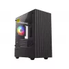 Carcasa fara PSU  GAMEMAX Case mATX GAMEMAX Edge, w/o PSU, 0.45mm, 1x120mm FRGB, Front Mesh, Tempered Glass, Dust Filter, 1xUSB3.0, 2xUSB2.0, 2x3.5", 3x2.5", Black 