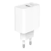 Incarcator  GEMBIRD Wall Charger Gembird 2-port: Type-C 20W PD; Type-A 20W QC 3.0, fast charger, White 