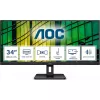 Monitor  AOC 34.0' AOC IPS LED U34E2M WQHD Black (4ms, 4000:1, 300cd, 3440x1440, 178°/178°, 2 x HDMI2.0, DisplayPort, Audio Line-out, VESA) 