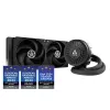 Cooler universal  ARCTIC LIQUID FREEZER III 240 MULTI COMPATIBLE ALL-IN-ONE CPU WATER COOLER, INTEL 1851/1700/1200,115X,2011 AMD AM5, AM4, VRM FAN: 400–2500RPM, PUMP: 800–2800RPM, 2X120MM FAN 200–1800RPM, AIRFLOW 56.30 CFM/95.65 M3/H, FLUID DYNAMIC BEARING, ACFRE00134 