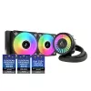 Кулер универсальный  ARCTIC LIQUID FREEZER III 240 A-RGB MULTI COMPATIBLE ALL-IN-ONE CPU WATER COOLER, INTEL 1851/1700/1200/115X AMD AM5, AM4, VRM FAN A-RGB: 400–2500RPM, PUMP: 800–2800RPM, 2X120MM A-RGB FAN 200–2000RPM, AIRFLOW 48.82 CFM/82.91 M3/H, FDB, ACFRE00142A 