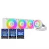 Cooler universal  ARCTIC LIQUID FREEZER III 360 A-RGB WHITE MULTI COMPATIBLE ALL-IN-ONE CPU WATER COOLER, INTEL 1851/1700/1200/115X AMD AM5, AM4, VRM FAN A-RGB: 400–2500RPM, PUMP: 800–2800RPM, 3X120MM A-RGB FAN 200–2000RPM, AIRFLOW 48.82 CFM/82.91 M3/H, FDB, ACFRE0015 