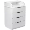 Comoda  PM Comoda PernaMea Happy Baby 600 MDF Alb (114454) 