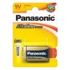 Baterie   PANASONIC Crona 9V Panasonic "ALKALINE Power" Blister*1, Alkaline, 6LR61REB/1BP 