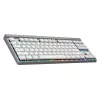 Gaming keyboard  LOGITECH Gaming Wireless Keyboard Logitech G515 TKL, Mechanical, Thin, Low-profile, GL Tactile SW, Double-shot PBT, Macro, RGB, 1500mAh, 2.4GHz+BT, EN, White 