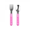 Set lingurita+furculita  Akuku Set lingurita cu furculita Akuku Pink A0101 