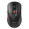 Gaming Mouse  Havit Wireless Mouse Havit MS59WB, 800-2400dpi, 6 buttons, Ambidextrous, 1xAA, 58g., 2.4Ghz+BT, Black/Red 