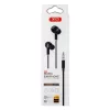 Casti cu fir  XO XO earphones, EP22 music, Black 