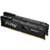RAM  KINGSTON 16GB (Kit of 2*8GB) DDR4-3200 Kingston FURY Beast DDR4, PC25600, CL16, 1.35V, Auto-overclocking, Asymmetric BLACK low-profile heat spreader, Intel XMP Ready KF432C16BBK2/16 