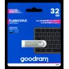 USB flash drive  GOODRAM 32Gb USB3.2 GoodRAM UNO3 Metal casing, Built-in keyloop (Read 60 MByte/s, Write 20 MByte/s) UNO3-0320S0R11 