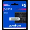 USB flash drive  GOODRAM 64Gb USB3.2 GoodRAM UNO3 Metal casing, Built-in keyloop (Read 60 MByte/s, Write 20 MByte/s) UNO3-0640S0R11 