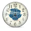 Ceas de perete  ESPERANZA Clock Wall Esperanza MARSEILLE  EHC018M White,  30 cm, (text: Home Cooking), plastic frame, Quiet movement, hook for easy installation, Power: 1x AA battery (not included) 