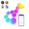 Smart lights  GOVEE Hexagonб Glide Hexa Light Panels 10 Pack Wi-Fi + BT, Multicolor, Diffused RGBIC Light Effects, No Hub Required, DIY Lighting Effects, Flexible Installation, 40 Preset Lighting Effects, Customizable Design Layout, App, Control Box, Voice