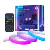 Внутренняя светодиодная лента  GOVEE Neon Rope Light for Wall Lining 5m Smart Wi-Fi Light Strip, Wi-Fi + BT, Matter Compatible, Multicolor, Wide Illumination Area, Shape Recognition, App, No Hub Required, Flexible Installation, AI Lighting Bot