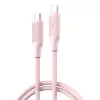 Cablu  XO Type-C to Type-C Cable XO, PD fast charging 60W, NB-Q265B, Pink 