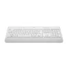 Tastatura fara fir  LOGITECH Wireless Keyboard Logitech K650, Media controls, F-keys, Spill-resistant, Palm rest, 2xAA, 2.4Ghz+BT, EN/RU, White 