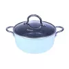 Cratita cu capac  FISSMAN MINI CHEF 4257 1.8 L (18X8 CM)+CAPAC STICLA 