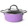 Cratita cu capac  FISSMAN MINI CHEF 4259 1.8 L (18X8 CM)+CAPAC STICLA 