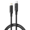 Кабель  XO Type-C to Lightning Cable XO, PD fast charging 27W, NB-Q265A, Black 